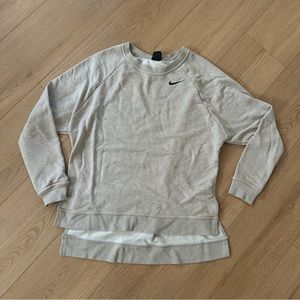 Nike Gray Oversized Crewneck